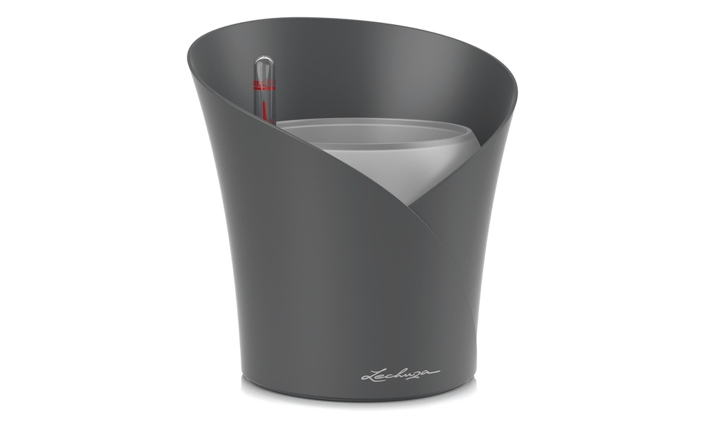 Lechuza Pot de fleur ORCHIDEA Noir mat