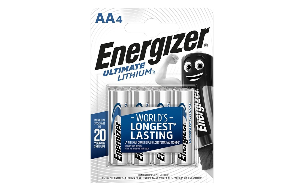 Energizer Pile Ultimate Lithium AA , 4 Pièce/s
