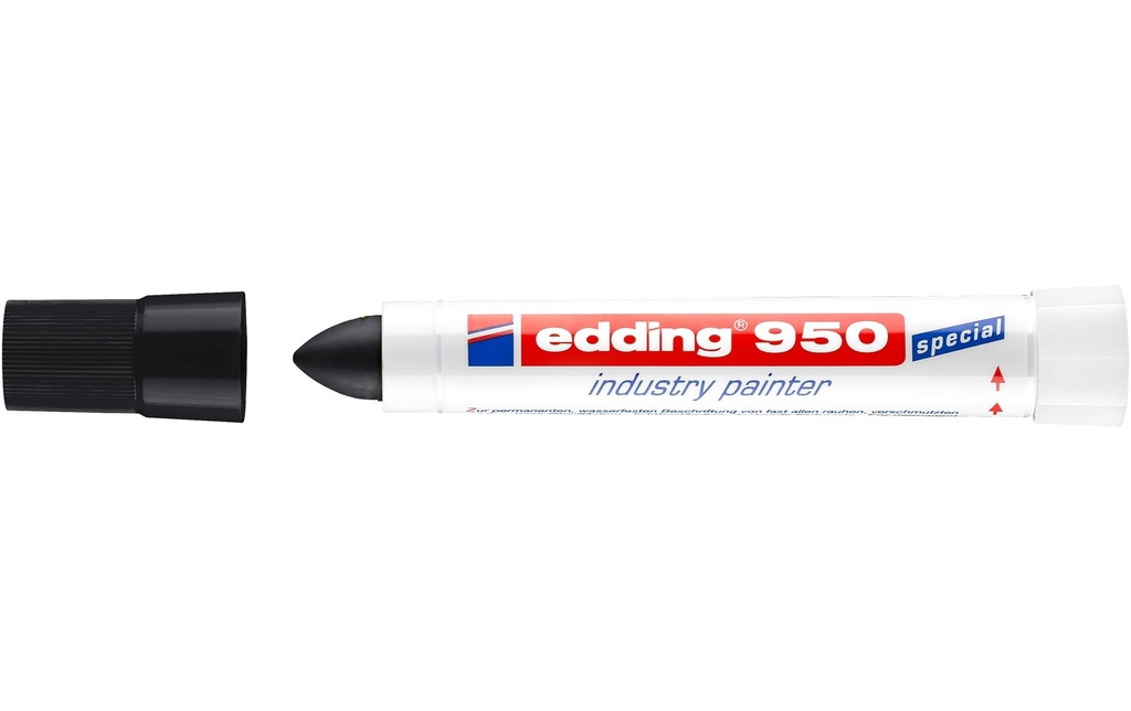 edding Marqueur avec pointe en pâte 950 Noir