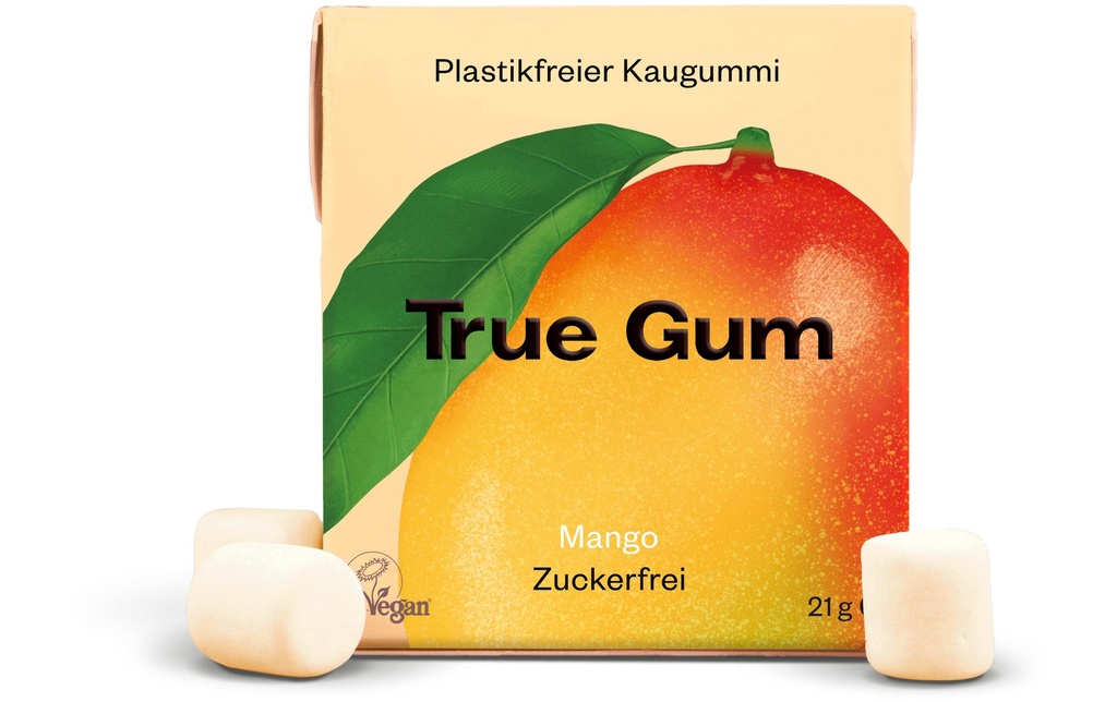 True Gum Chewing-gum Mango 21 g