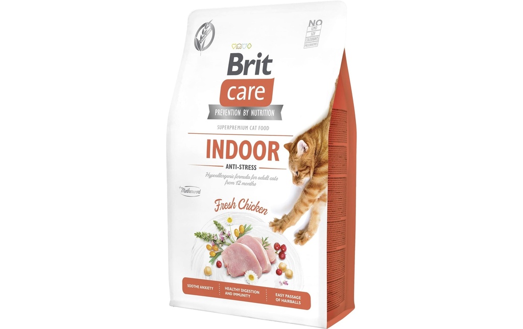 Brit Alimentation sèche Grain-Free Indoor, 2 kg