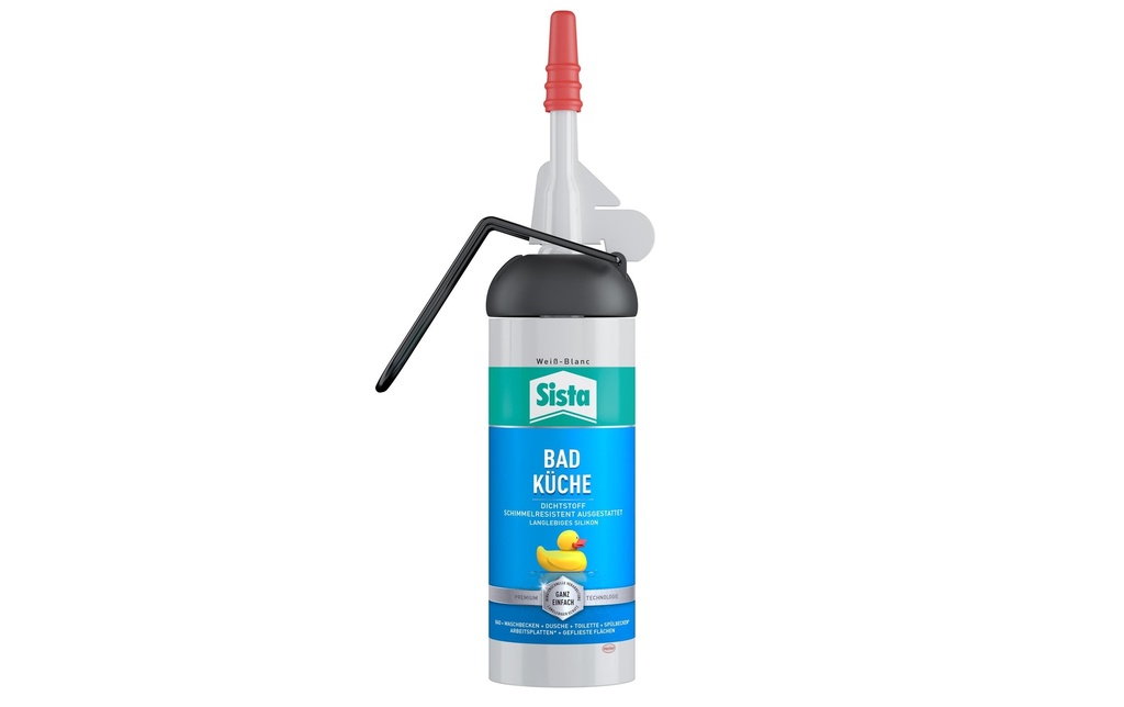 Sista Mastic Salle de bains et cuisine 100 ml, blanc