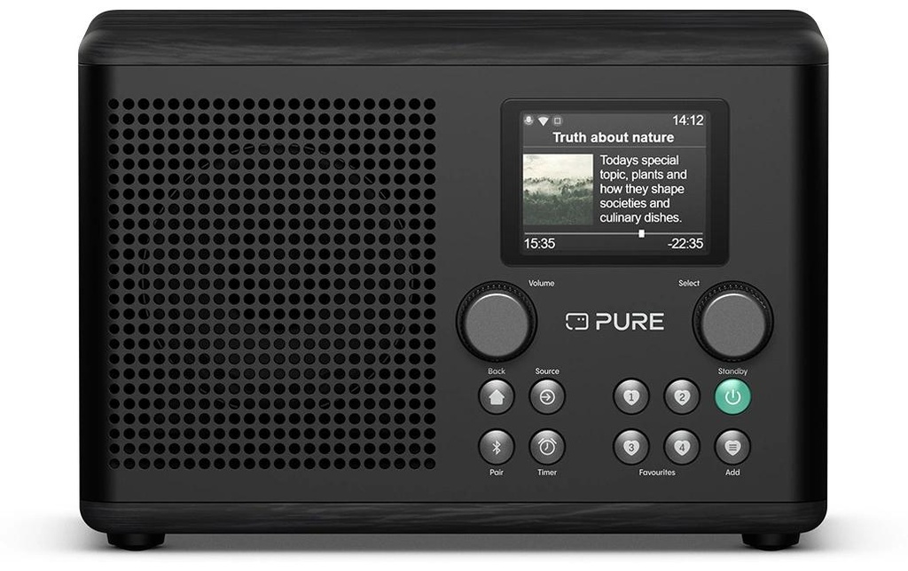 Pure Radio DAB+ Classic H4i noir/frêne Noir