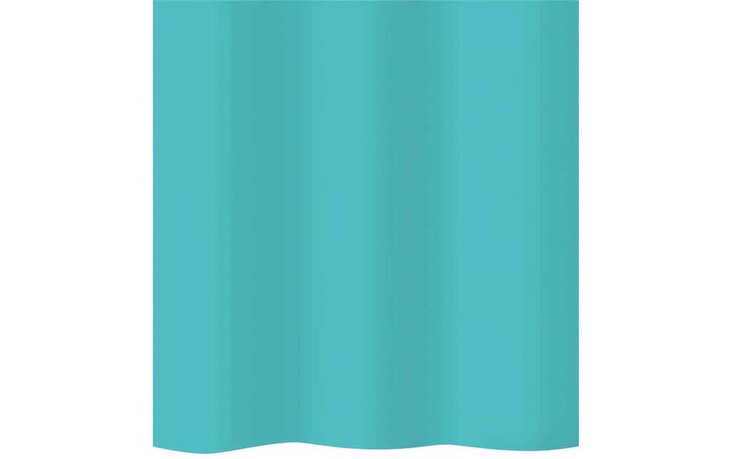 diaqua® Rideau de douche Basic 120 x 200 cm, Bleu/Bleu océan