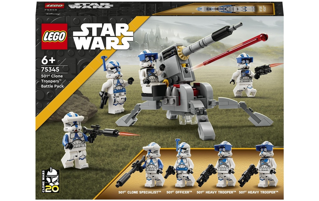LEGO® Star Wars Pack de combat des Clone Troopers de la 501ème légion 75345
