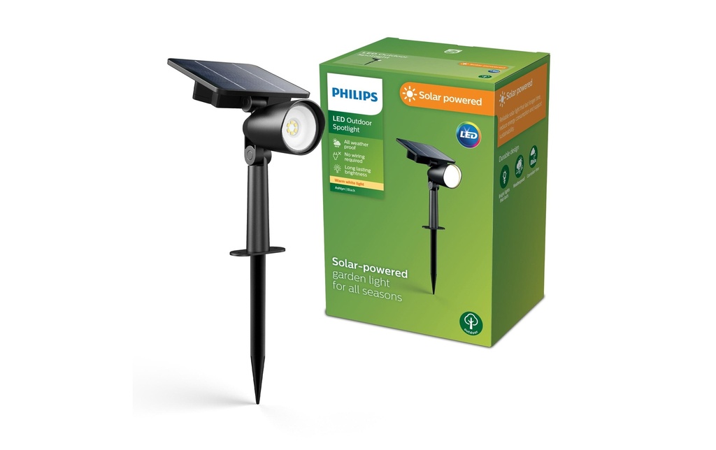 Philips Ashlyn Broche murale solaire 2700K