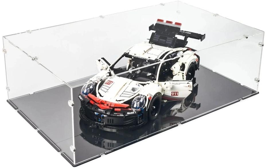iDisplayit Présentoir en acrylique XL pour LEGO 42096 Porsche 911 RSR