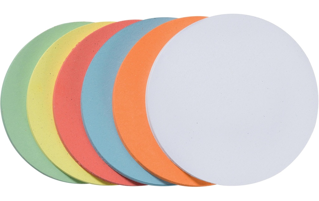 Franken Cartes de présentation District Ø 14 cm, assortis, 500 pièces