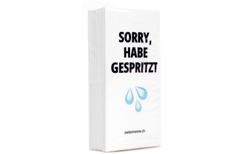 Swissmeme Articles de farces et attrapes Mouchoirs: J'ai giclé