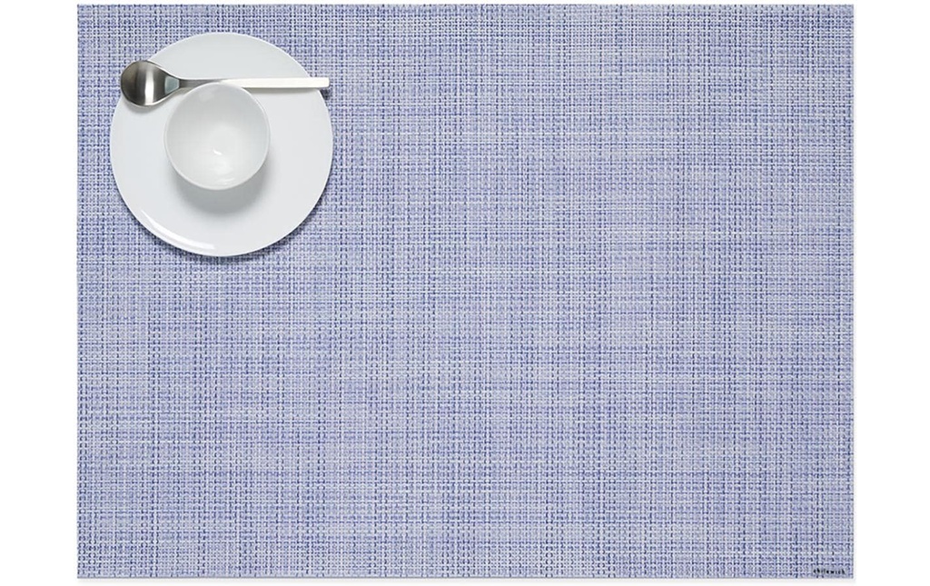 Chilewich Set de table Mini basketweave, 36 cm x 48 cm,  Cristallin de pervenche