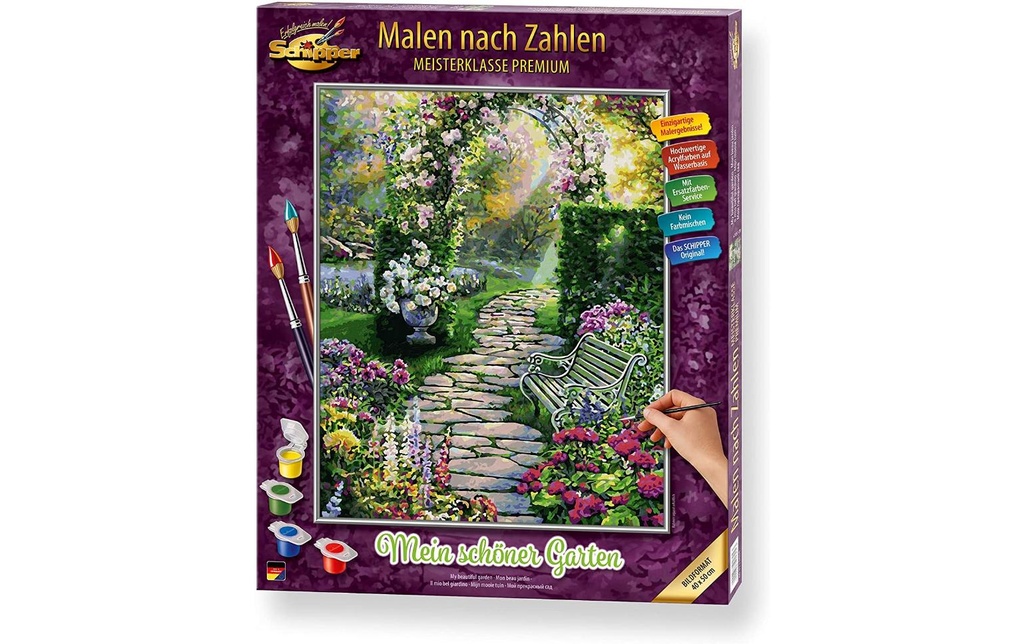 Schipper Peinture avec chiffres Mon beau jardin