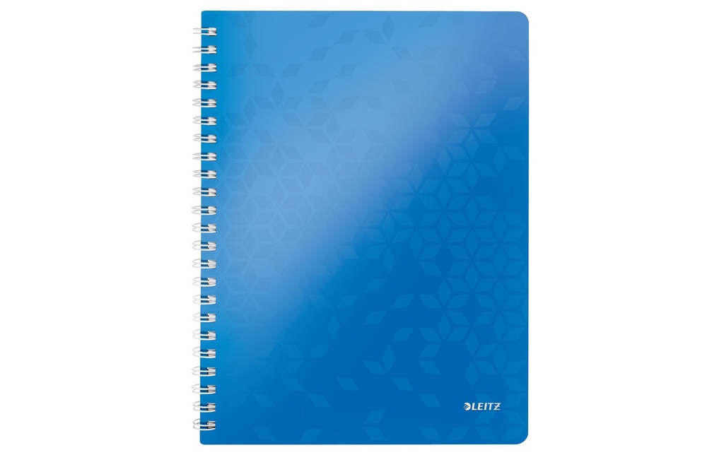 LEITZ Bloc collège WOW A4 quadr.bleu (160 pces)