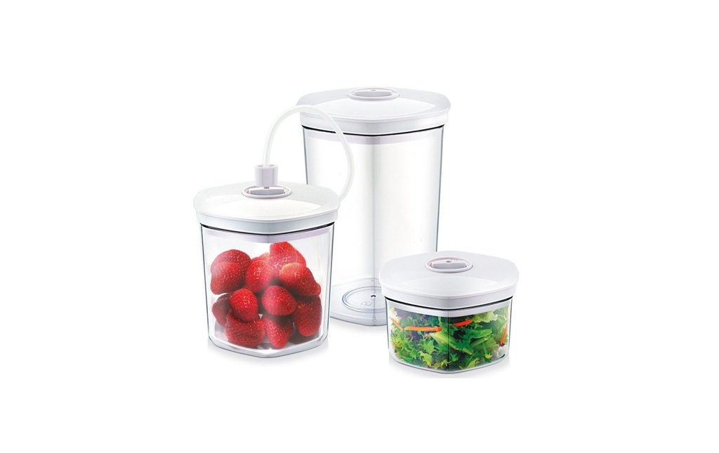 Caso Contenant pour Systèmes de mise sous vide Set 3 parties
