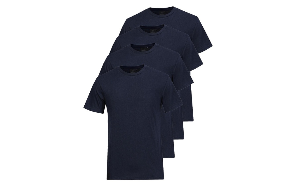 Switcher 4er-Pack Unisex T-Shirt Max Bleu marine, XL