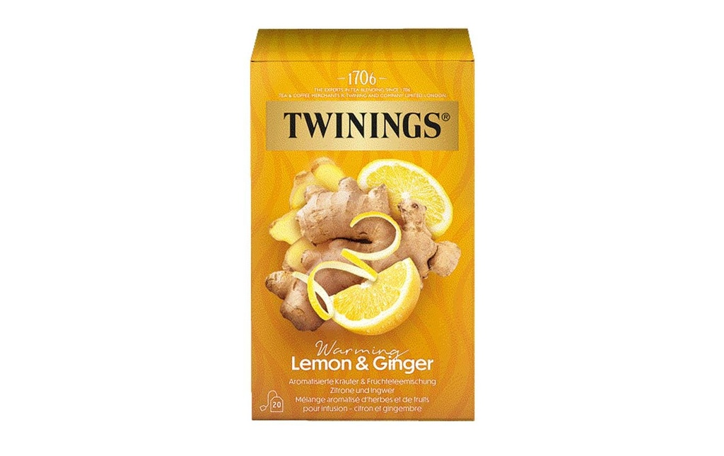 Twinings Sachet de thé Citron & gingembre 20 Pièce/s