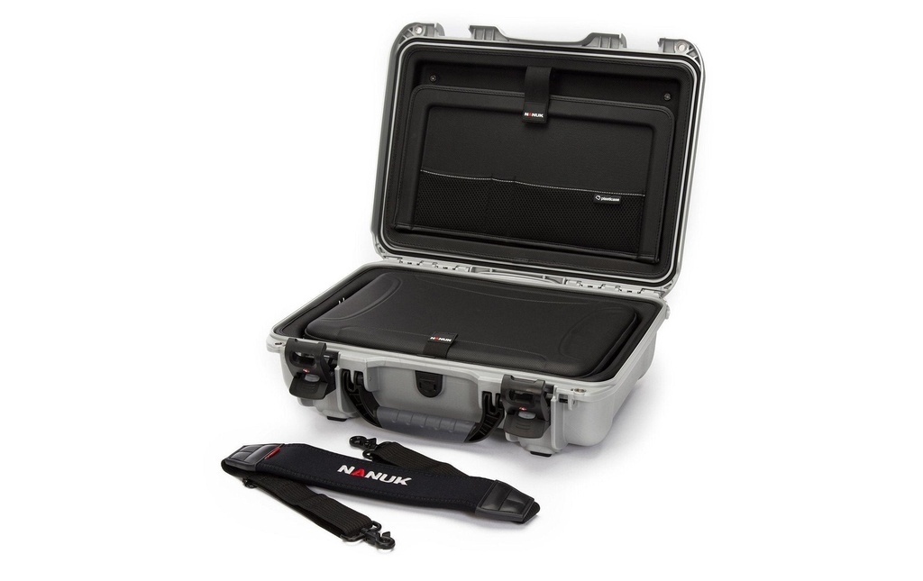 Nanuk Mallette plastique 923 - Insert pour ordinateur portable Argenté