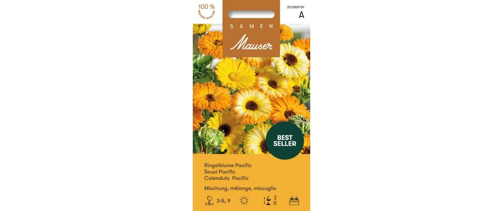 Samen Mauser Fleurs comestibles Souci du Pacifique, mélange farci
