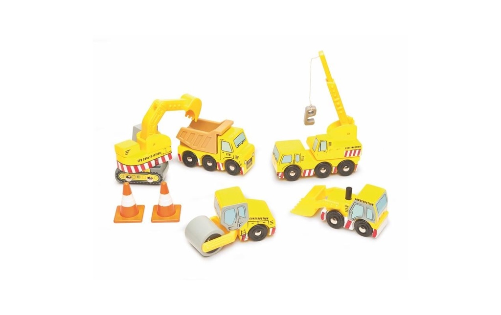 LE TOY VAN Véhicule jouet Kit de véhicules de chantier
