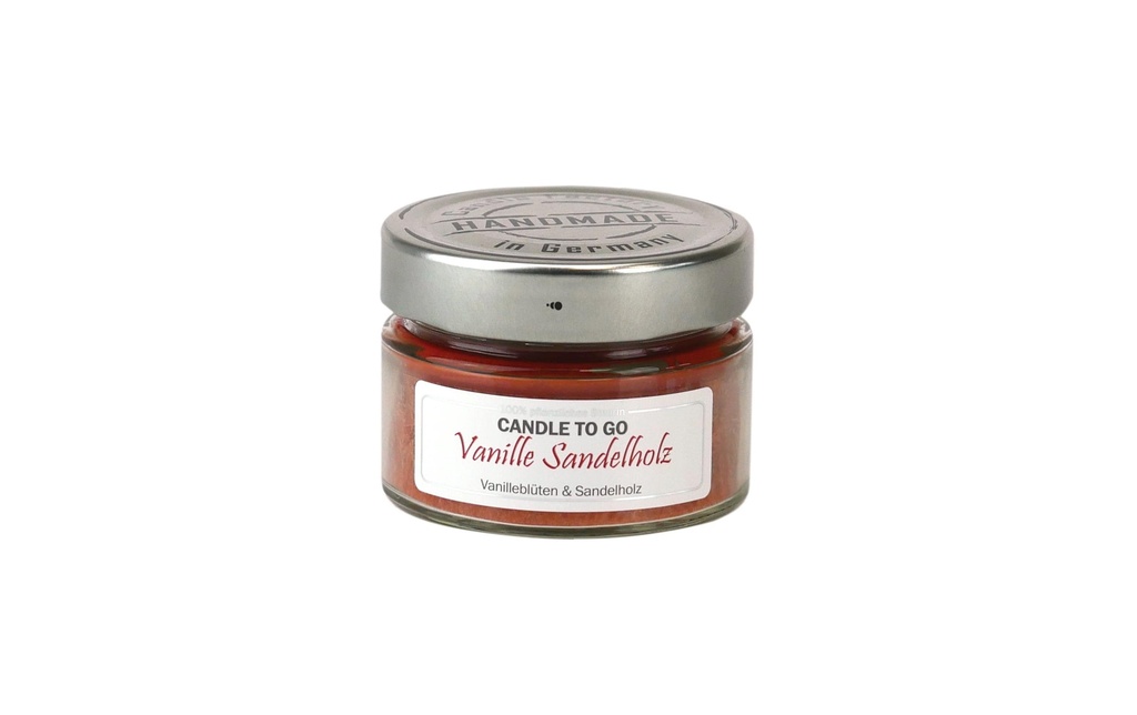 Candle Factory Bougie parfumée Candle to go Vanille Bois de santal