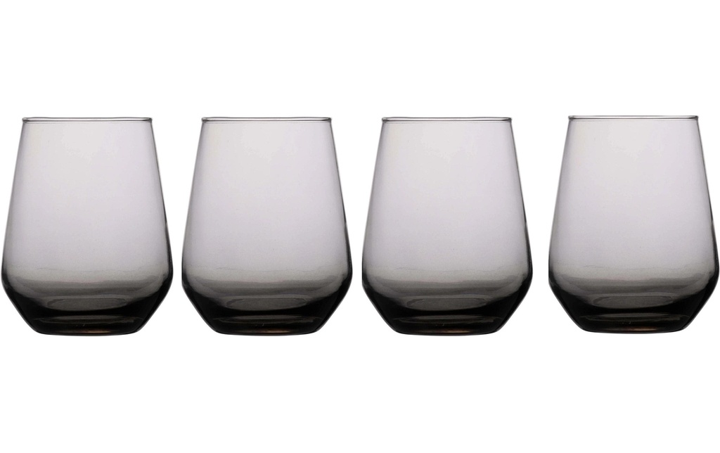 alpina Verres à boire Smoke 450 ml, 4 Pièce/s, Gris