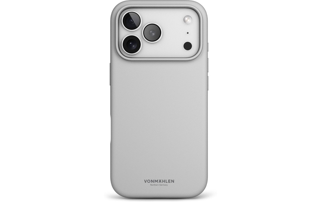 Vonmählen Coque arrière Soft Silicone iPhone 17 Pro Light Gray