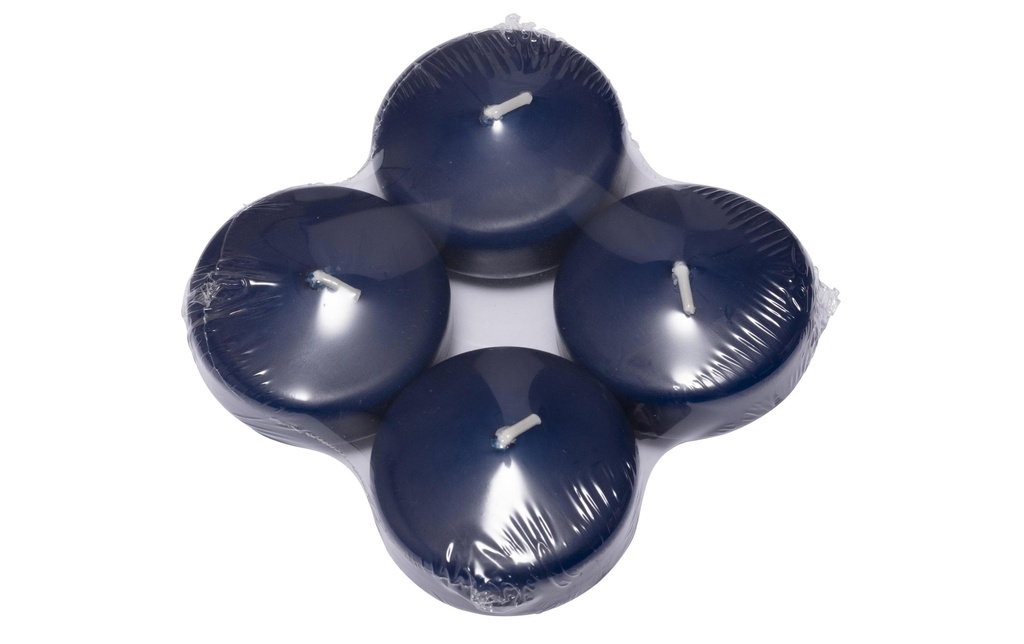 Herzog Kerzen AG Bougie flottante Lentilles Ø 5 cm, bleu hiver