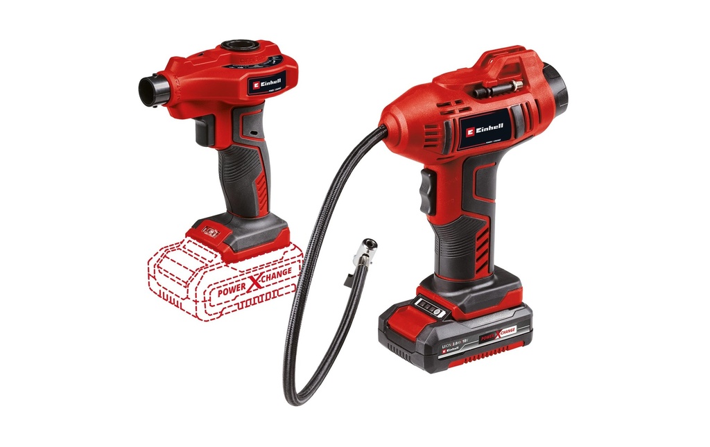 Einhell Compresseur à batterie CE-AP 18+CE-CC 18+2.0 Ah Kit