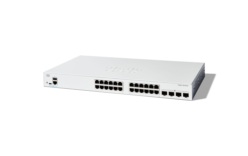 Cisco PoE+ Switch Catalyst C1300-24P-4X 28 ports