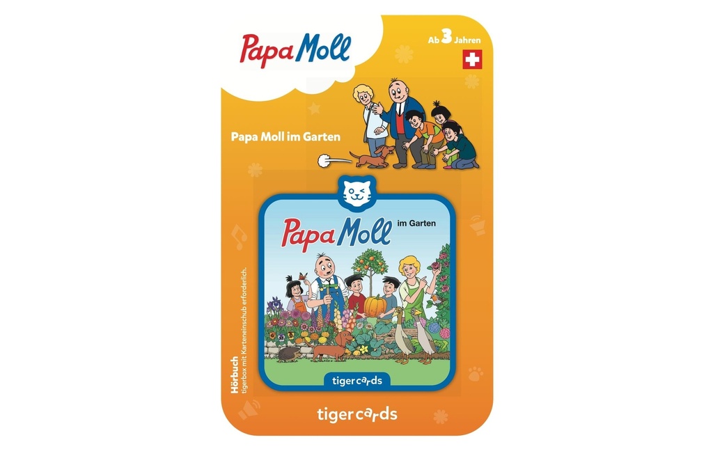 Tigermedia tigercard Papa Moll – Im Garten