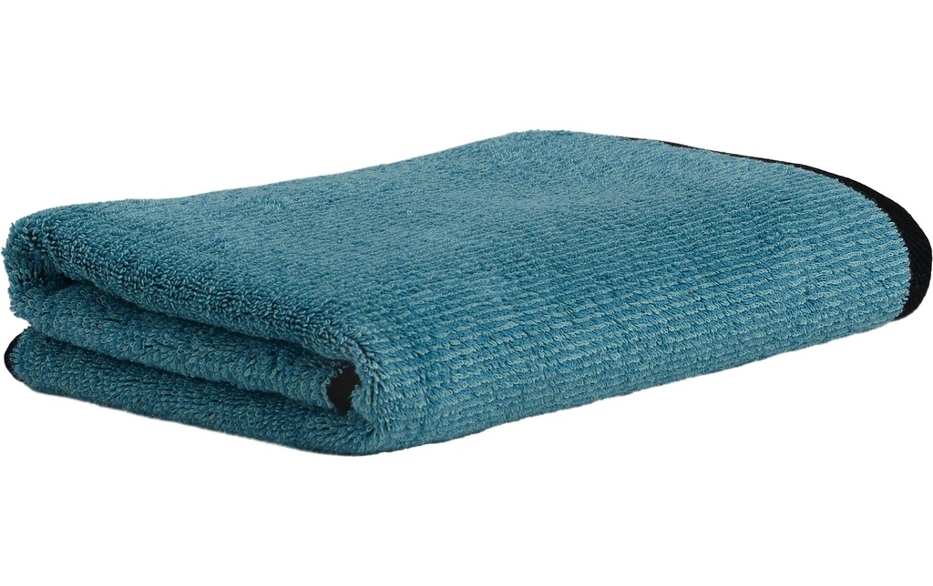 Möve Serviette Tide Doubleface 50 x 100 cm, Bleu foncé/Turquoise