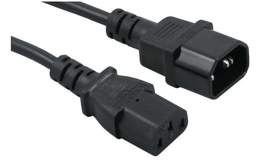 Diggelmann Câble d'appareil 0.5 m C13-C14 sans halogène