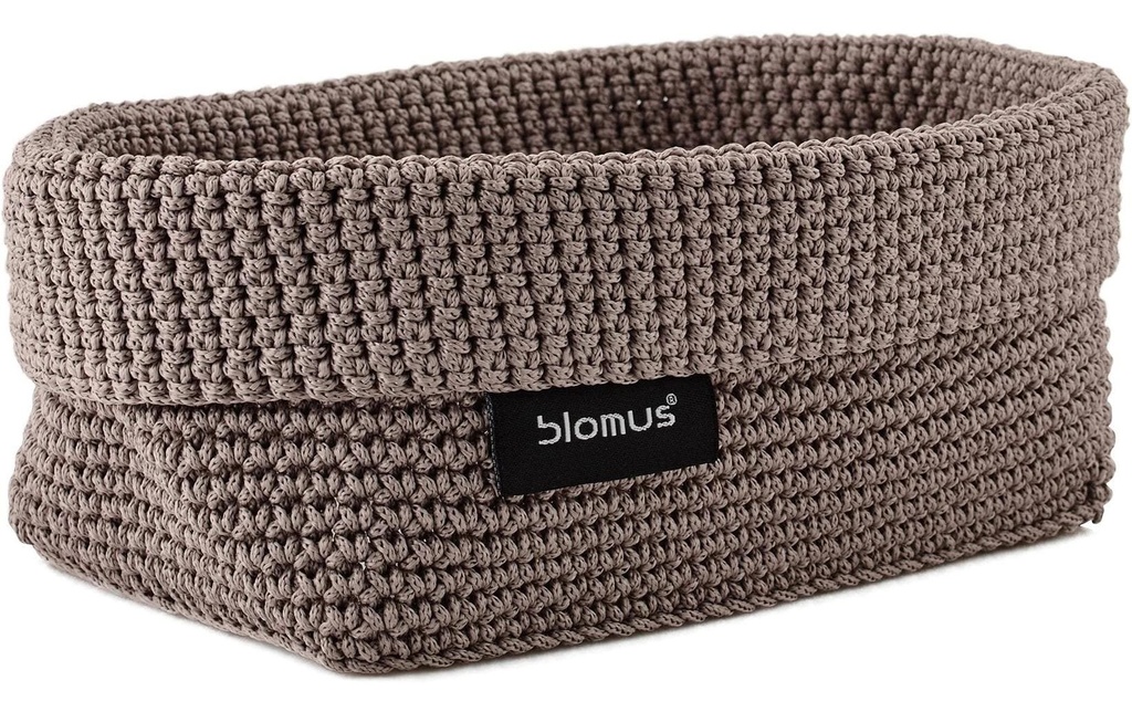 Blomus Panier de rangement Tela L Taupe