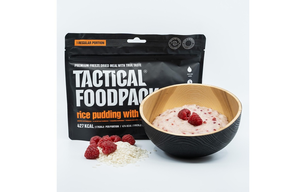 Tactical Foodpack Petit déjeuner Rice Pudding and Berries