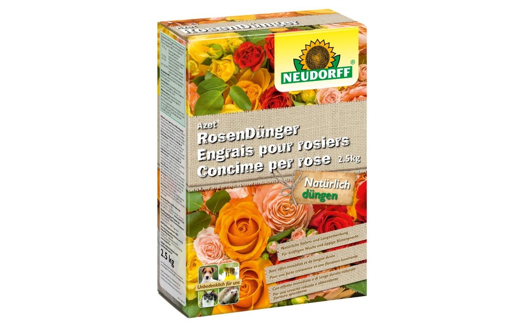 Neudorff Engrais pour rosiers Azet, 2.5 kg