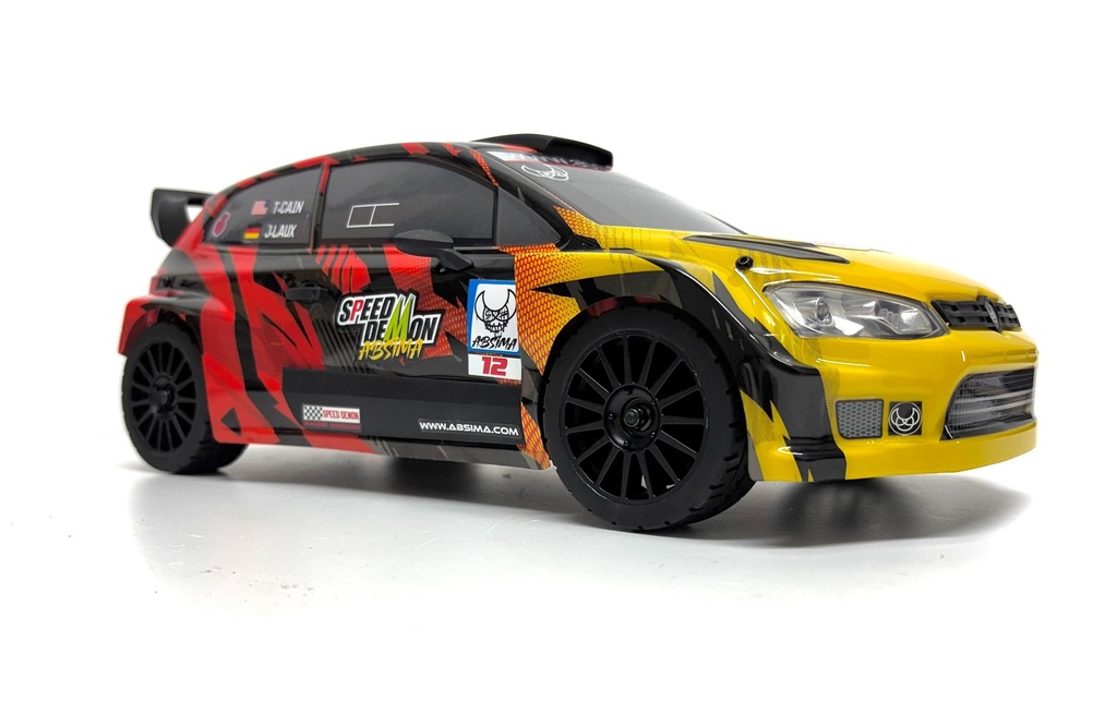 Absima Rally Car Speed Demon rouge, 4WD, RTR, 1:12