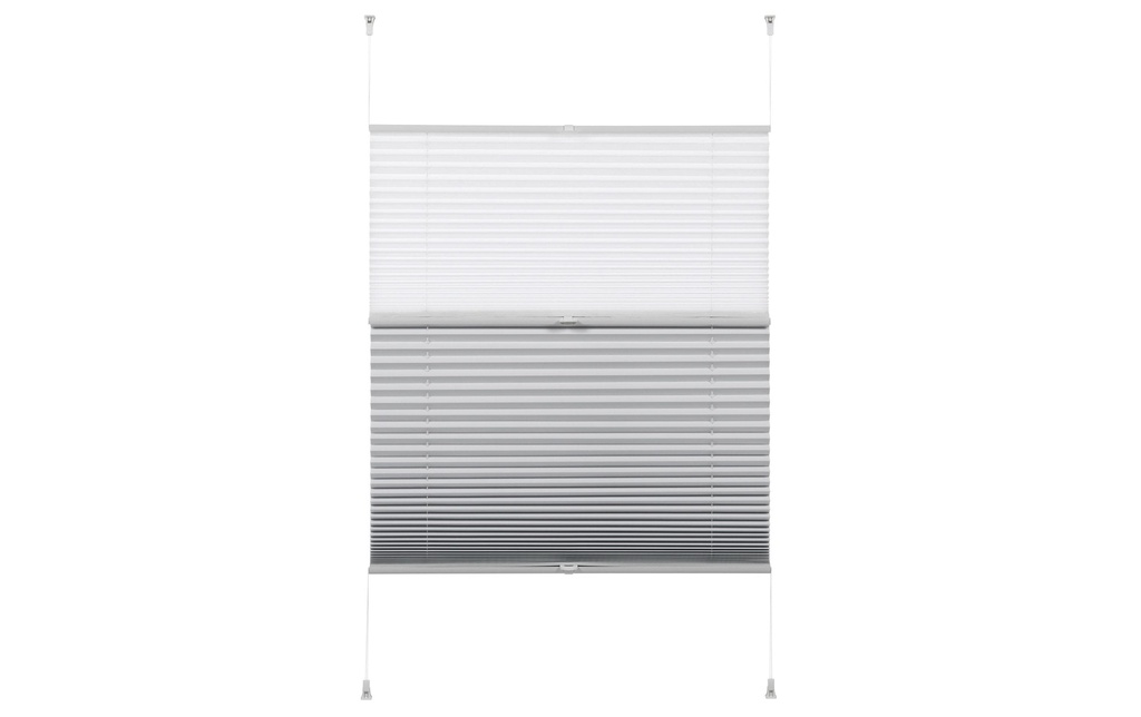 Gardinia Plissée Easyfix, Jour et Nuit 40 x 130 cm, blanc