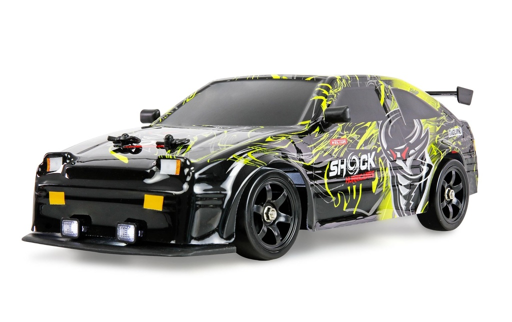 Amewi Drift Sport Car S12 4WD 1:16 RTR Jaune