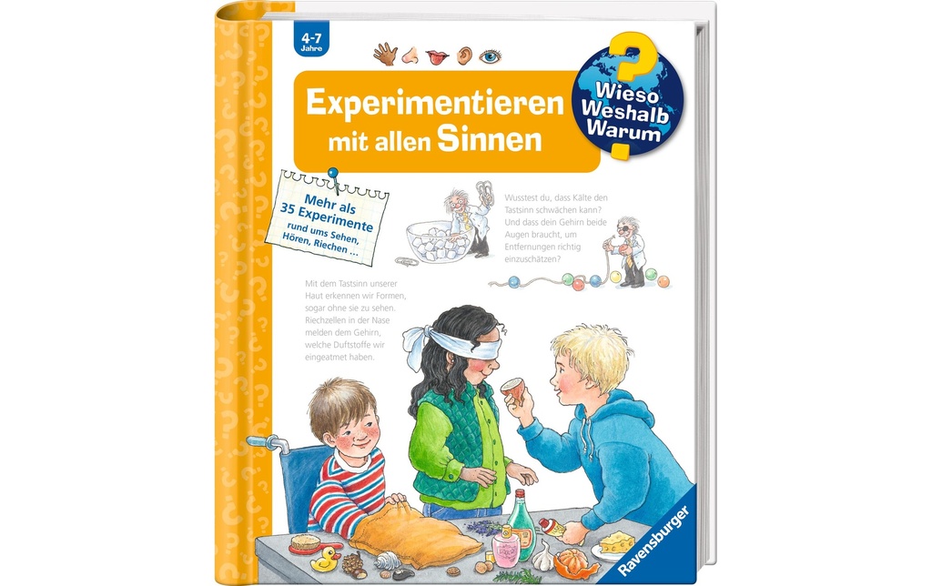 Ravensburger Livres pratiques pour enfants WWW: Expérimenter avec tous les sens