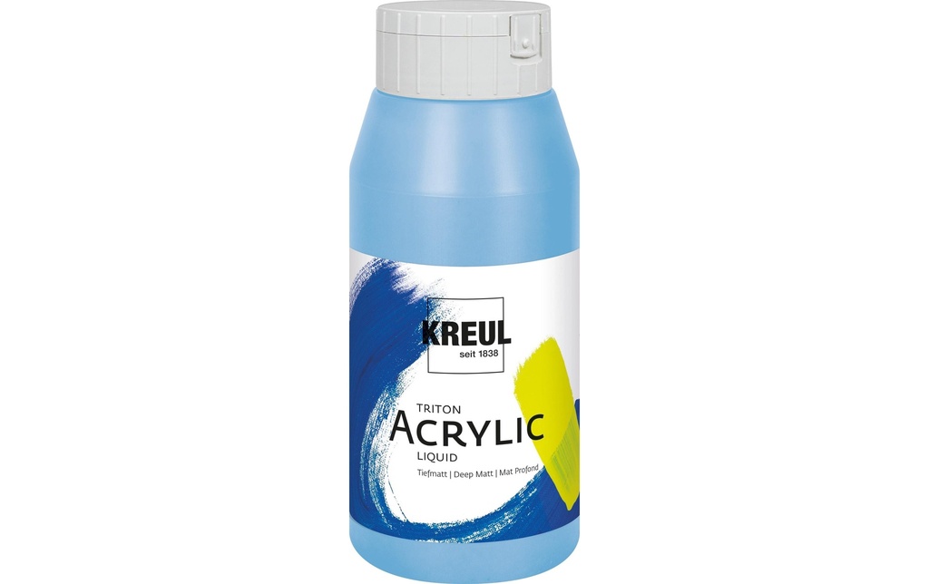 Kreul Peinture acrylique Triton Acrylic Liquid bleu clair 750 ml