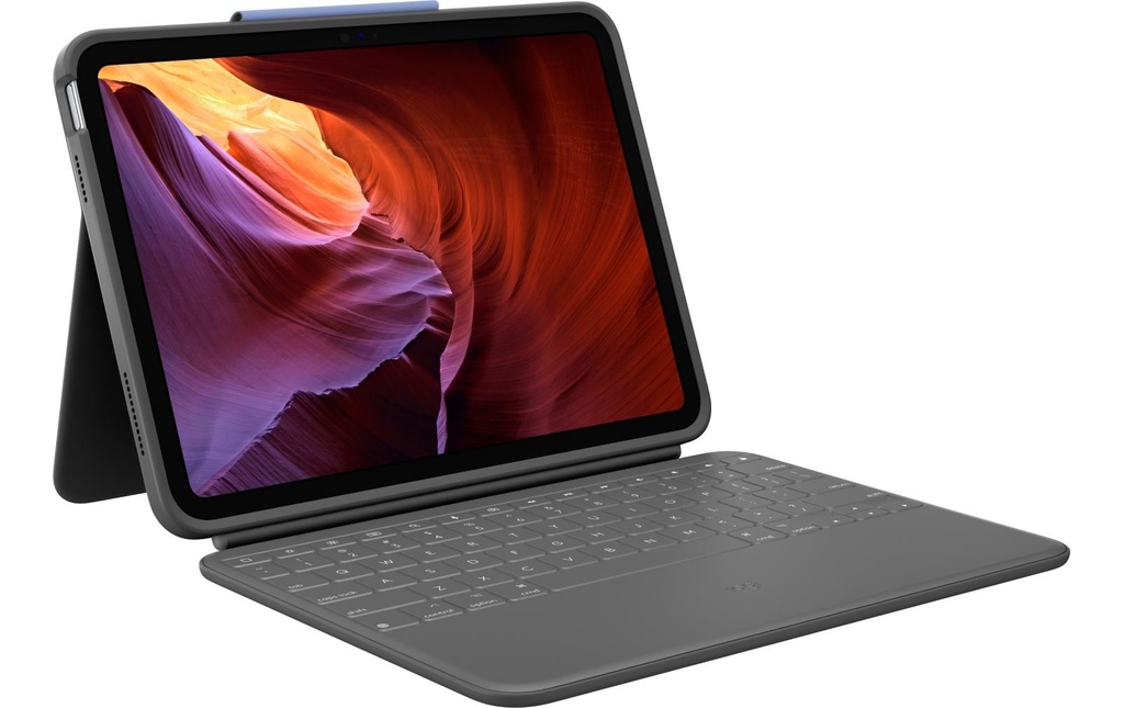 Logitech Couvre-clavier pour tablette Rugged Folio iPad (10. Gen, A16/2025)