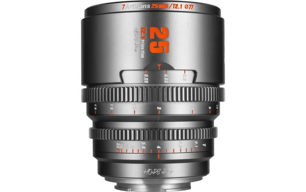 7Artisans Longueur focale fixe 25mm T/2.1 – Canon RF