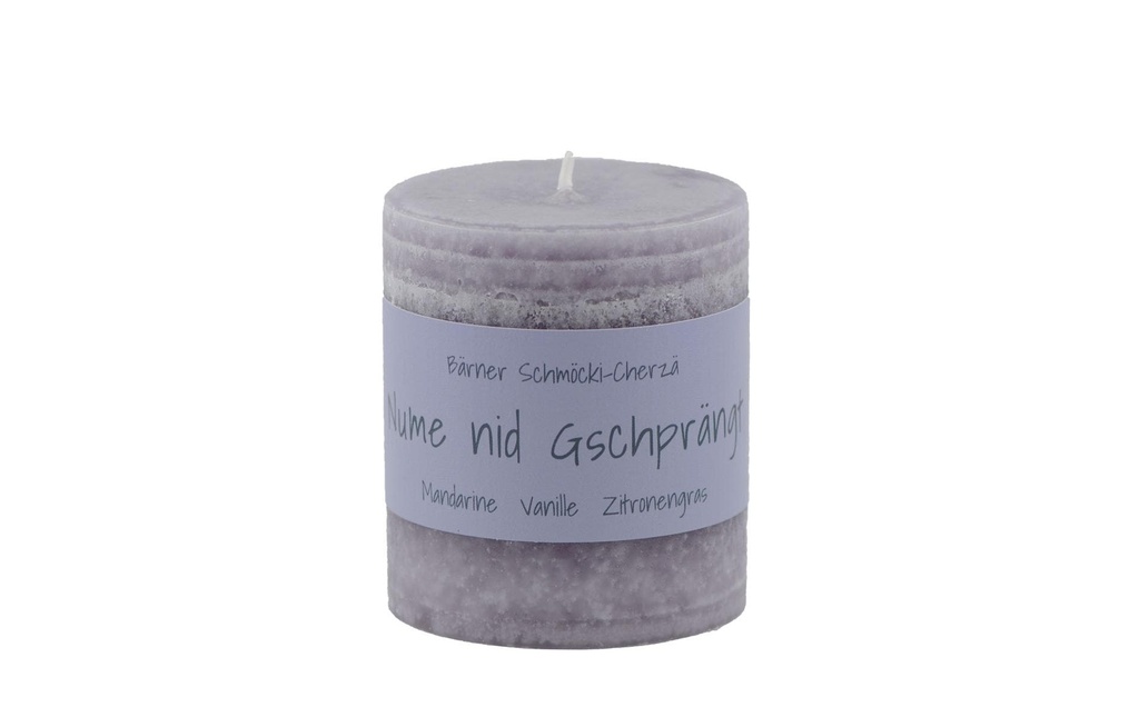 Schulthess Kerzen Bougie parfumée Nume nid Gschprängt 7 x 8 cm
