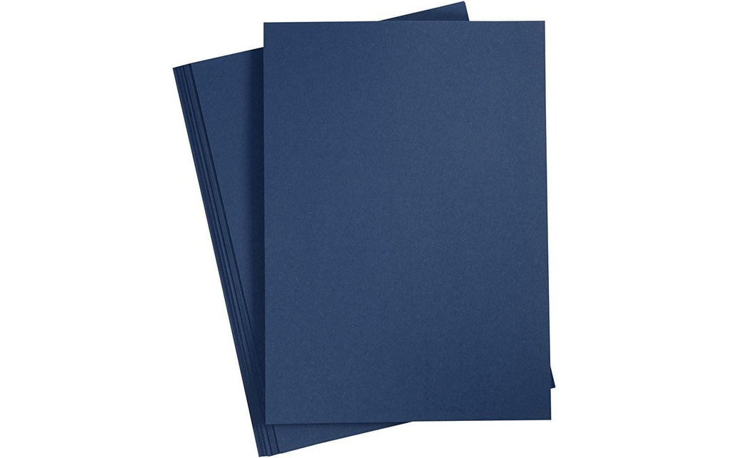 Creativ Company Papier de bricolage 110 g, 20 feuilles, bleu