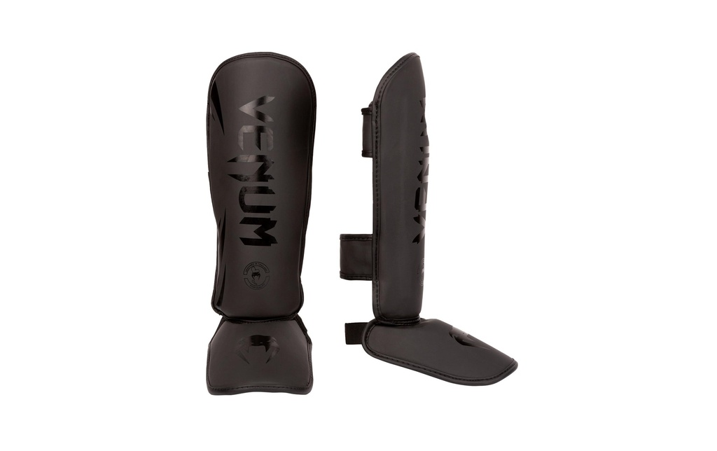 Venum Challenger Kids Shin Guards, Noir Taille M