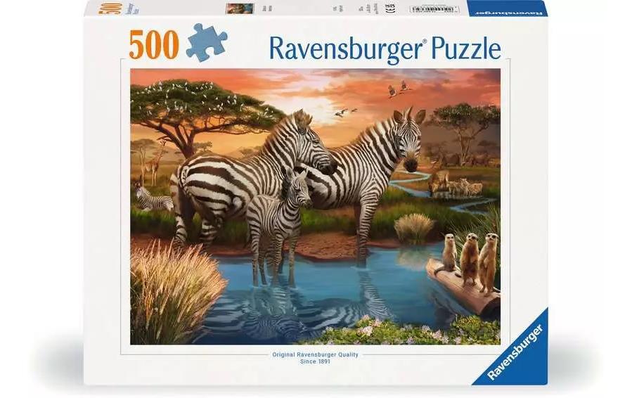 Ravensburger Puzzle Zèbres au point d'eau