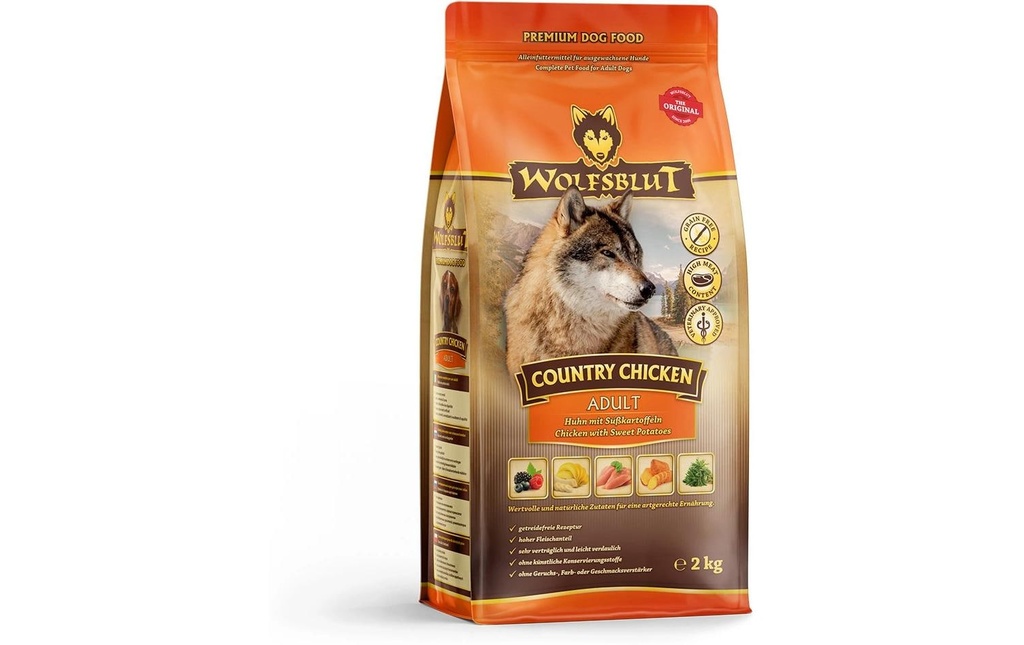 Wolfsblut Alimentation sèche Dog Country Chicken Adult, 12.5 kg