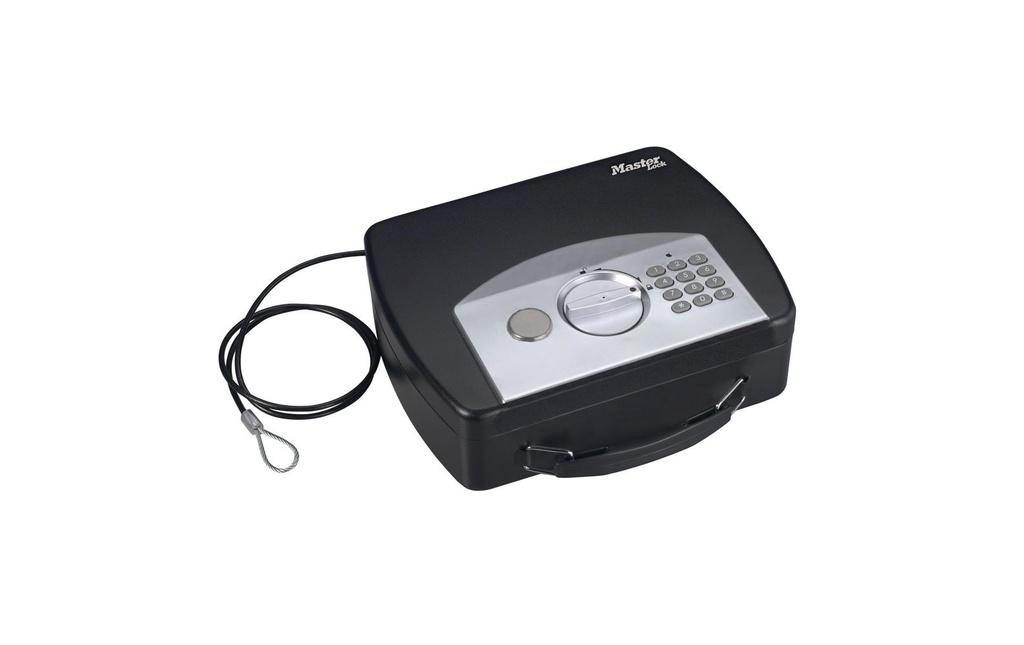 Masterlock Cassette de documents P008EML Noir