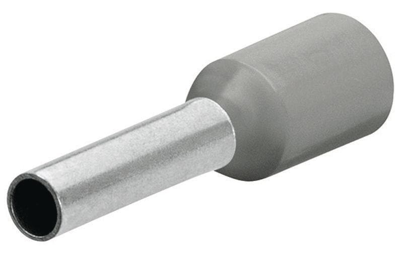 Knipex Cosses terminales 20 x 12 mm Gris, 200 Pièce/s