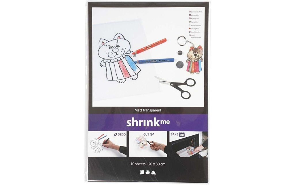 Creativ Company Film rétractable 20 x 30 cm transparent mat