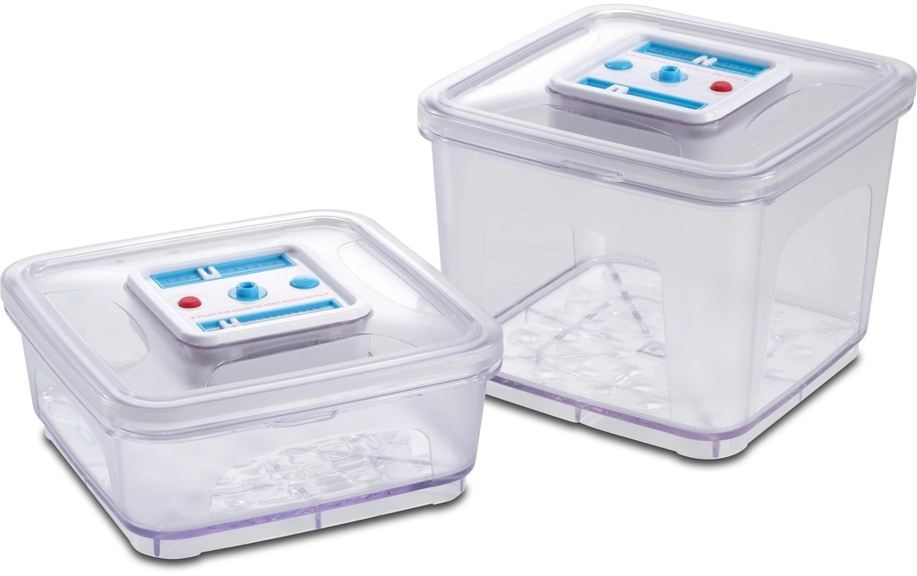 Solis Contenant pour Systèmes de mise sous vide Set de 2 pièces